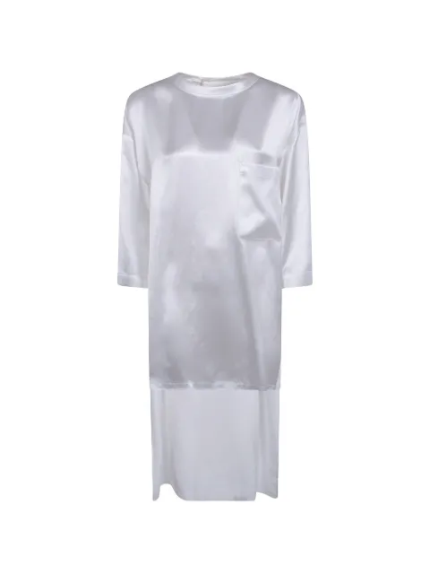 DARKPARK chest-pocket longline T-shirt White WSH44FAC167