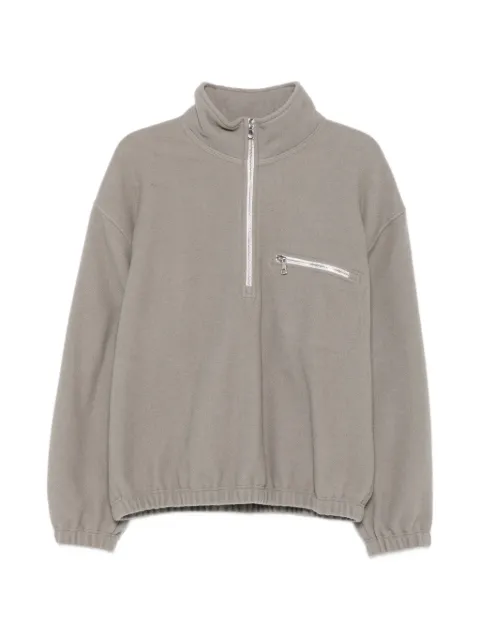 Rier half-zip fleece sweatshirt Grey NFL1X02