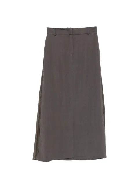 Su pleated-panel skirt Grey S6A601