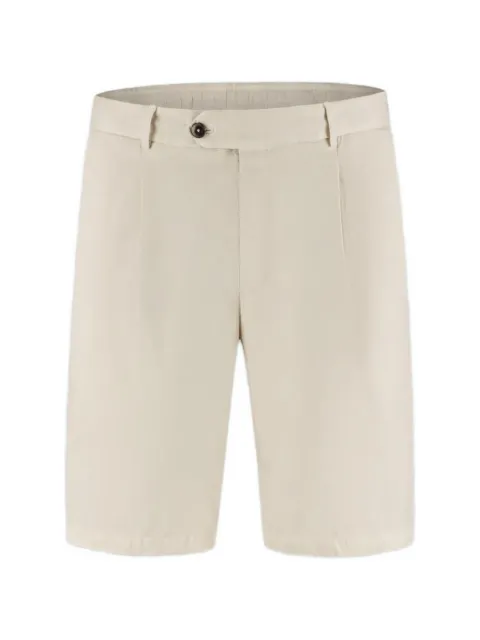 PT Torino pleated belt-loop shorts Neutrals BBTJKZA0CL1PU25Y0