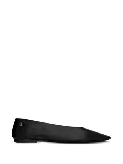 Saint Laurent almond-toe ballet flats Black 860600AAEHF1007
