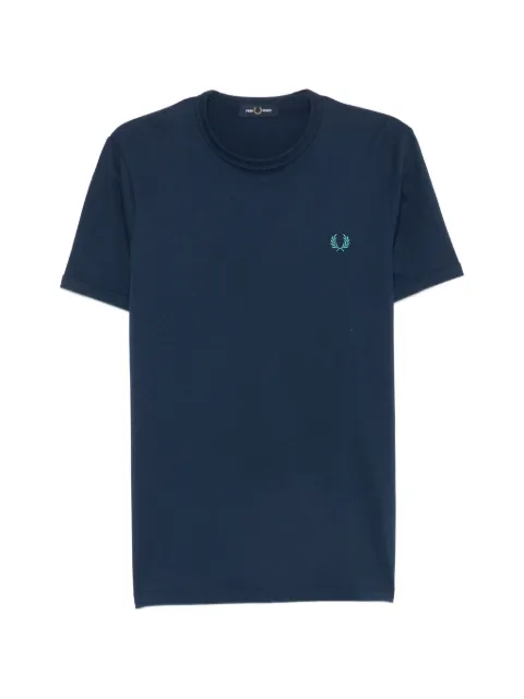 Fred Perry cotton T-shirt Blue M3519