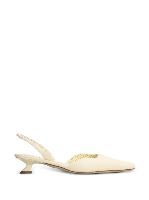 3juin Sophie slingback kitten-heel pumps Neutrals 326S3002F1314