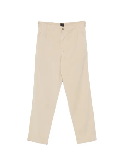 BOSS Kai pleated-detail trousers Neutrals 50557410