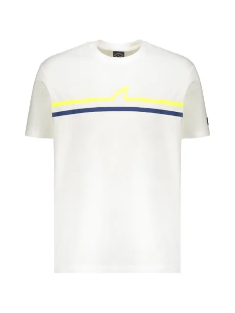 Paul & Shark striped short-sleeve T-shirt White 23411107S