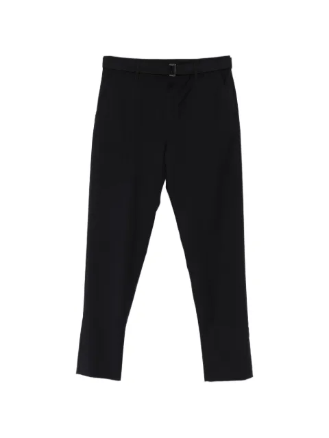 Canali Impeccabile belted wool trousers Blue V91676AR03652