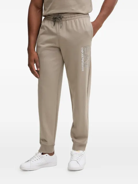 Ea7 Emporio Armani logo-print drawstring track pants Neutrals 7M001316AF13512