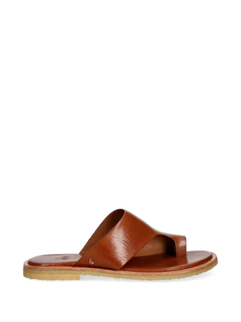 BILLI BI toe-strap leather sandals Brown T8011