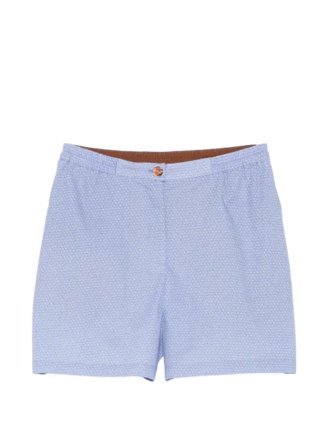 Merci geometric-print shorts Blue P429
