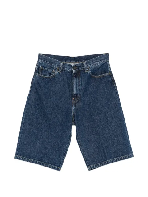 Carhartt WIP stone-washed denim shorts Blue I036587