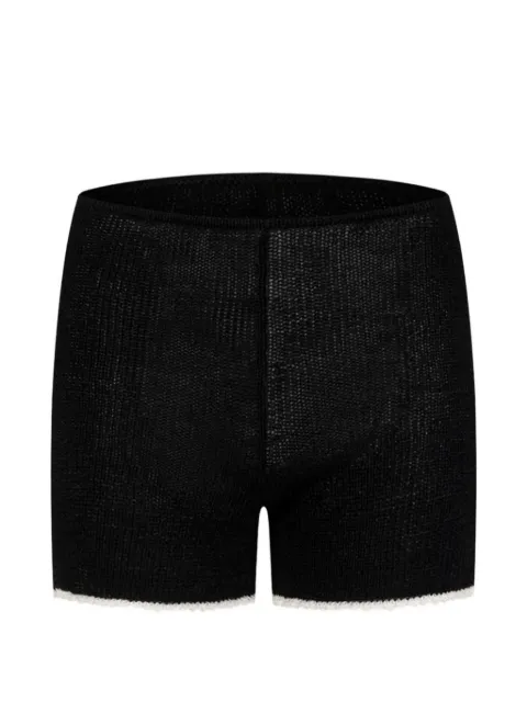 PARAMIDONNA Tiana shorts Black SS26TNSBW