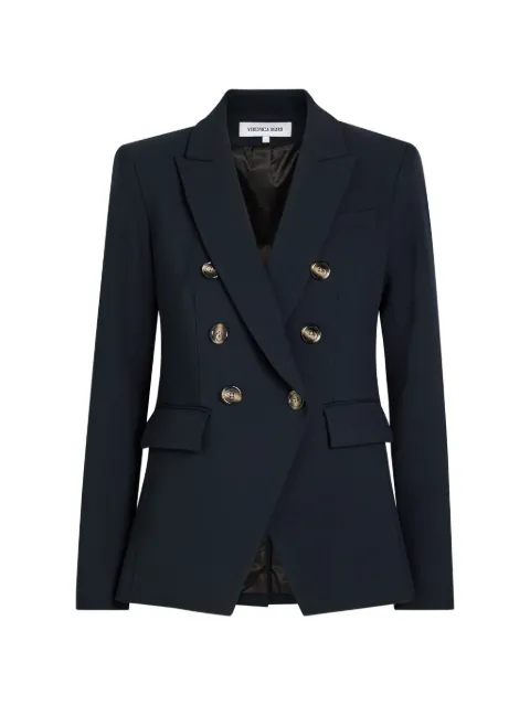 Veronica Beard Miller Dickey button double-breasted blazer Blue CORESU00222375