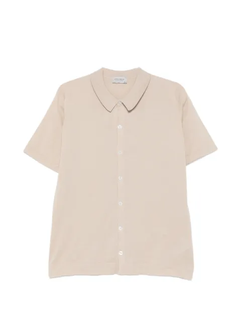 John Smedley Folke short-sleeve shirt Neutrals FOLKE
