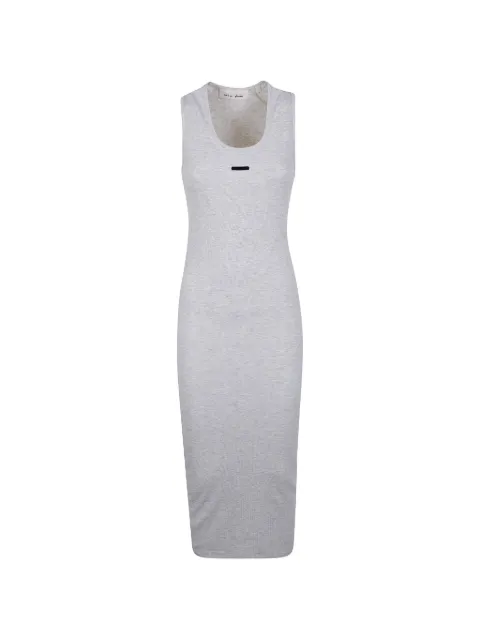 FEAR OF GOD ESSENTIALS ribbed-knit maxi dress Grey 125SP267453FW