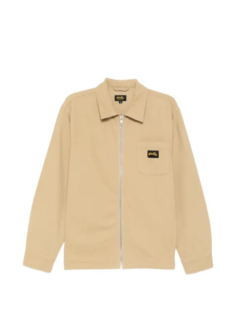 stan ray logo-patch shirt jacket Neutrals SS26031635