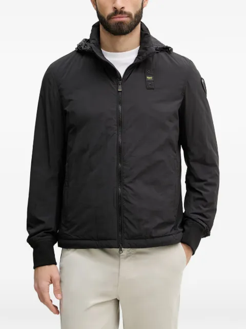 Blauer Dalton logo-patch padded jacket Black BLUC02221