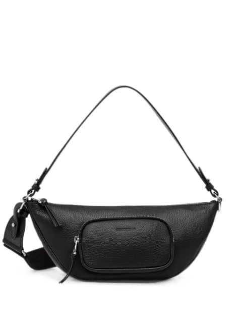 Coccinelle grained leather shoulder bag Black E1U0A850101