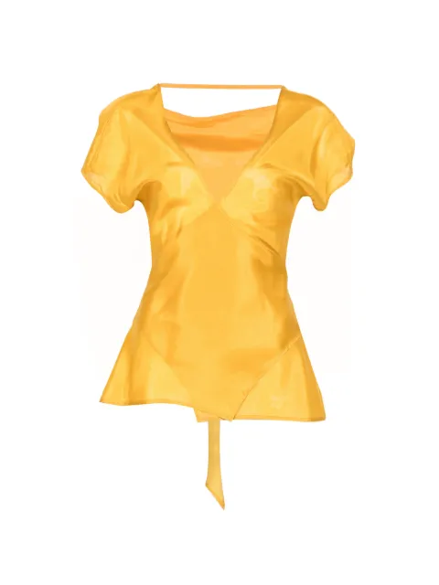 Merci V-neck blouse Yellow CAM041