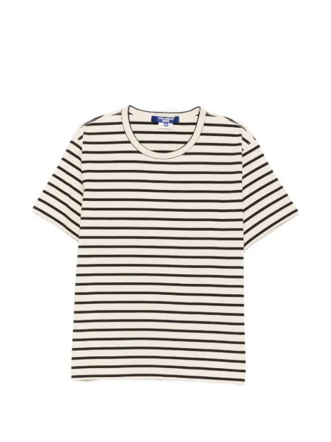 Junya Watanabe MAN horizontal-stripe T-shirt Neutrals WQT018