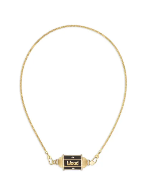 Marie Lichtenberg Knock on Wood diamond locket necklace Gold ML005144