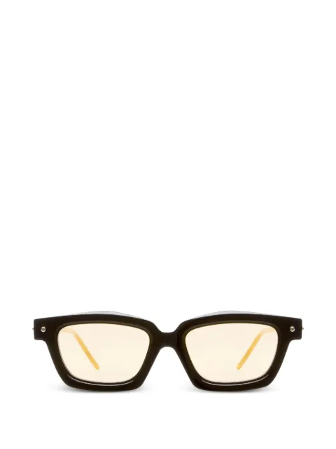 Kuboraum P25 rectangle-frame sunglasses Black P25SUNBT