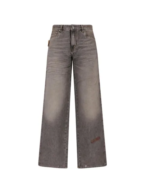 PDF Rich Kid wide-leg jeans Grey DFM03032DF184WASH