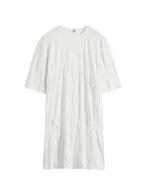 TOTEME relaxed tee dress off-white White 262WRT0594FB0642059