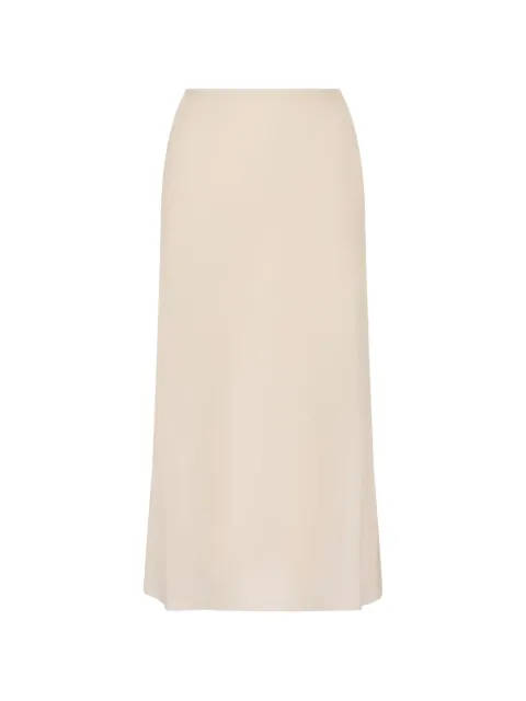 Jil Sander fine-knit skirt Neutrals J03MA0300J16143