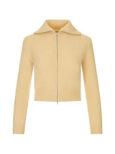 Jil Sander zip-up cardigan Neutrals J03HP0025J14837