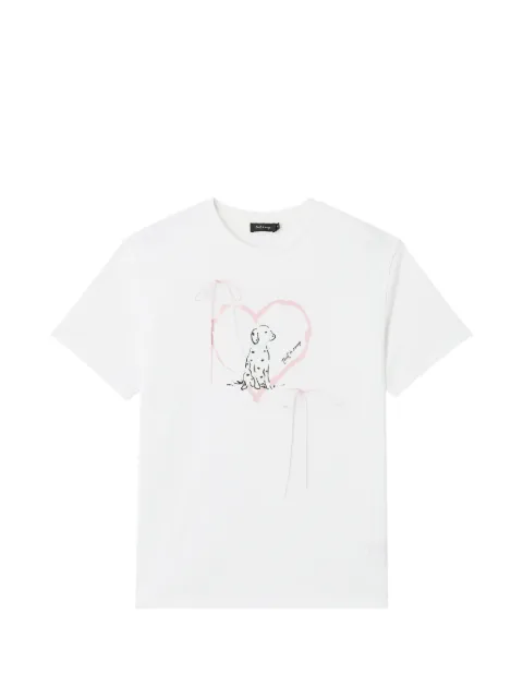 tout a coup graphic-print T-shirt White M622AS6