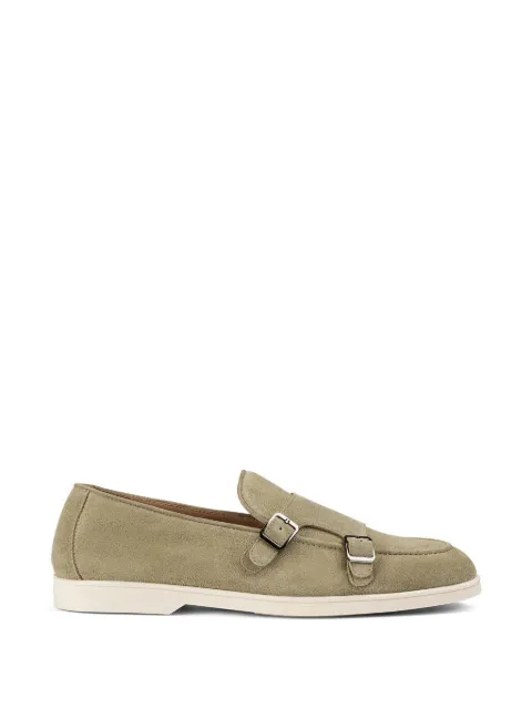 Doucal's double-buckle suede loafers Neutrals DU3414NWMAUY009GC15