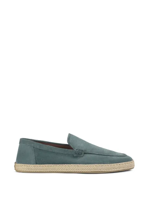 Doucal's Horizon suede braided-trim espadrilles Blue DU3428MALNUY009AB34