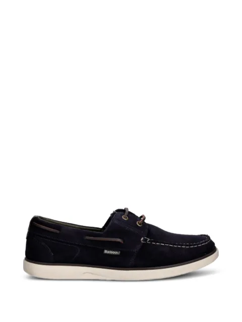 Barbour Rothley suede boat shoes Blue MFO0835