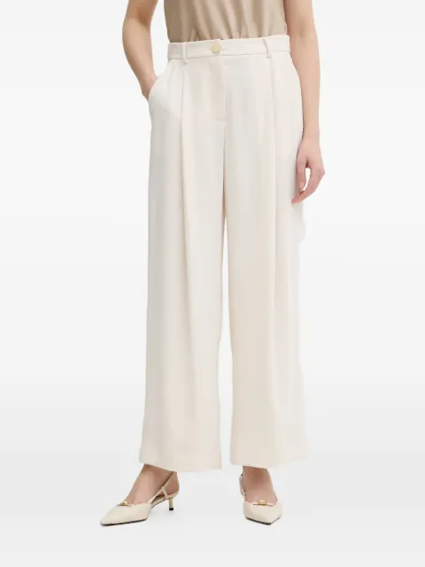 Armani Exchange pleated palazzo pants White XW001949AF21555