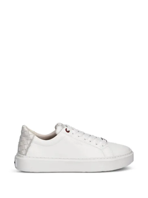 Alexander Smith London woven-detail leather sneakers White ALBDLDM9108