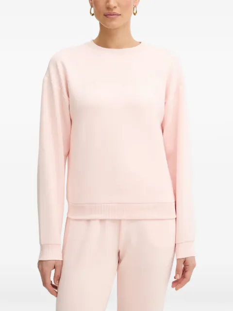 Armani Exchange embroidered-logo sweatshirt Pink XW000835AF13397