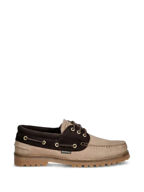 Barbour Re-Engineered Deck leather boat shoes Neutrals MFO0795