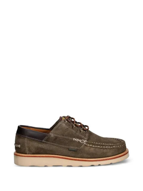 Barbour Murtun contrast-stitch Derby shoes Grey MFO0833