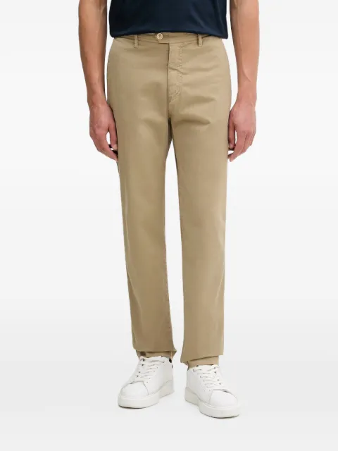 Aeronautica Militare flap-pocket straight-leg trousers Neutrals PA1711UCT04292