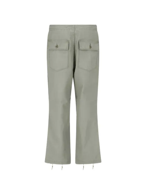 Needles drawstring embroidered trousers Grey SX170
