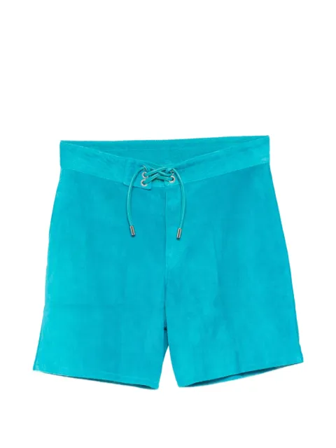 A LEATHER Board shorts Blue APP2500