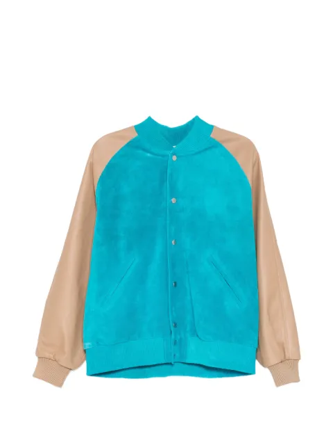 A LEATHER Island Award jacket Blue ARJ2563