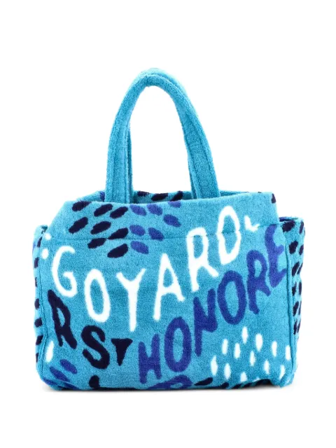 Goyard Pre-Owned Eponge Bag Printed Terry Cloth PM tote bag Blue C2MA4HFAZQQO0FK9