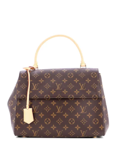 Louis Vuitton Pre-Owned Cluny Top Handle Bag Monogram Canvas MM shoulder bag Brown 5Z5WPY3GH05I7IMP