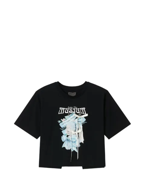 Musium Div. graphic-print T-shirt Black MMUTEW01258X