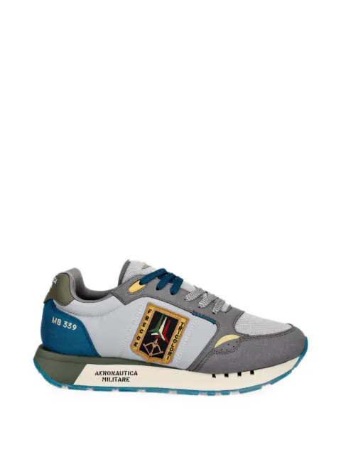 Aeronautica Militare Frecce Tricolori-patch panelled low-top sneakers Grey 261SC0292UCT03331