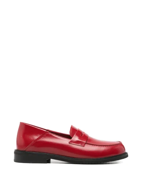 POEVE penny-slot loafers Red GPG8