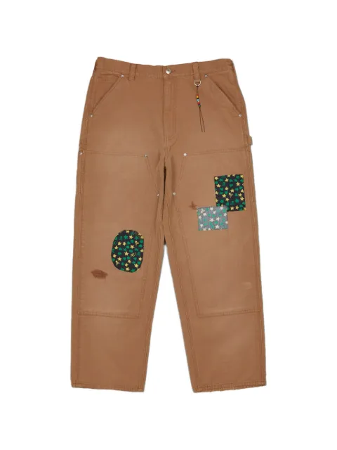 Mastermind Japan x Sean Wotherspoon patchwork-detail trousers Brown MJ26C16PA001