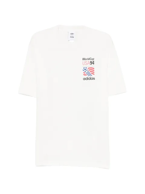 adidas cotton T-shirt Neutrals KC5424