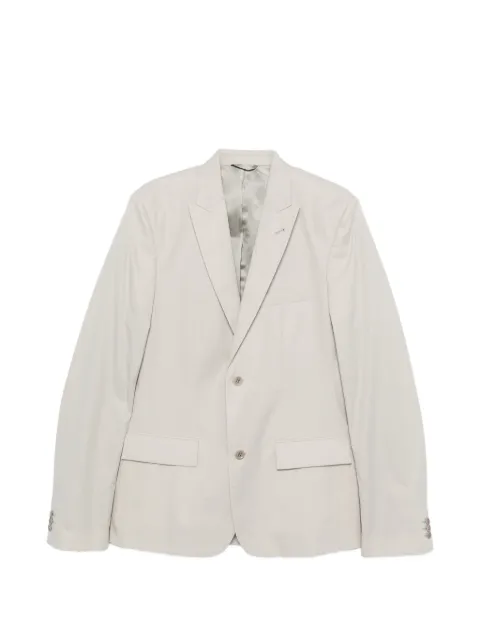 Rier peak-lapel single-breasted jacket Grey JKT40